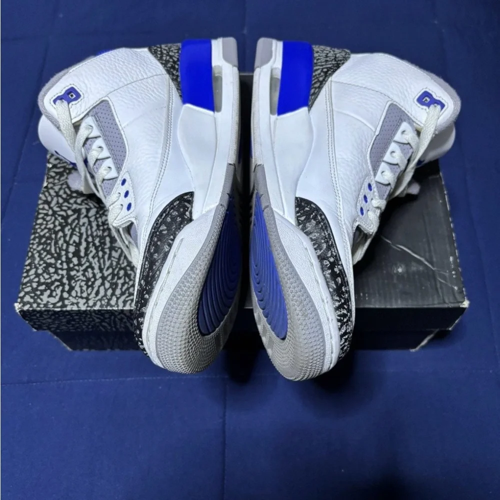 Jordan 3 Retro Racer Blue 2021 Size 9